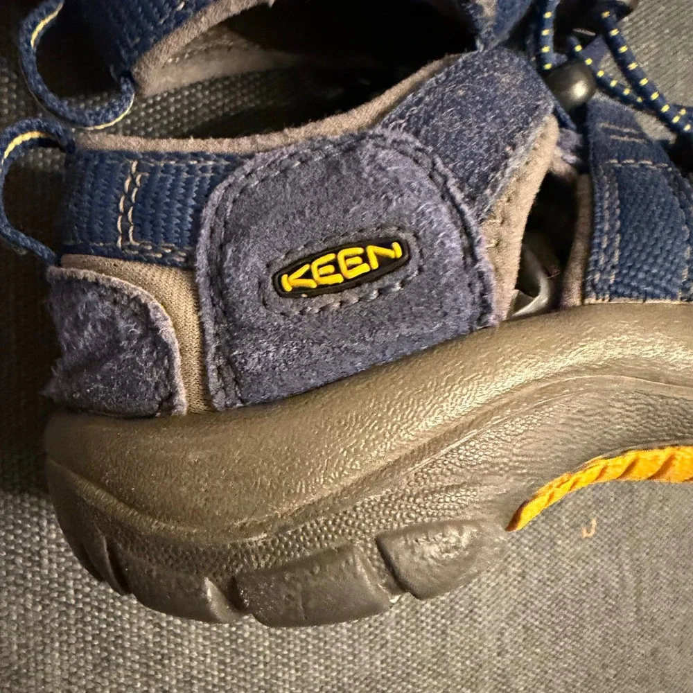 KEEN Newport H2 Kids Blue‎ Grey Yellow Waterproof Hiking Water Sandals